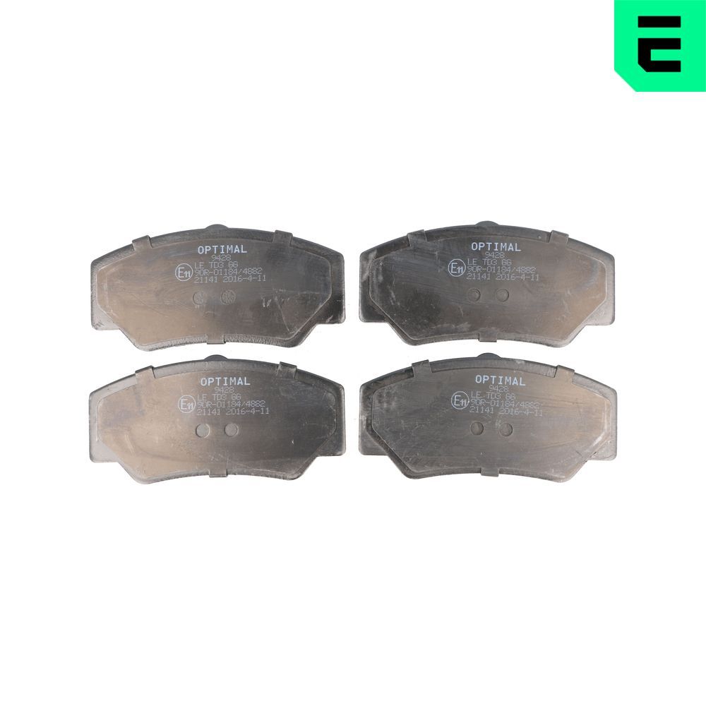 Гальмівні колодки дискові OPTIMAL BP09428 - zapix