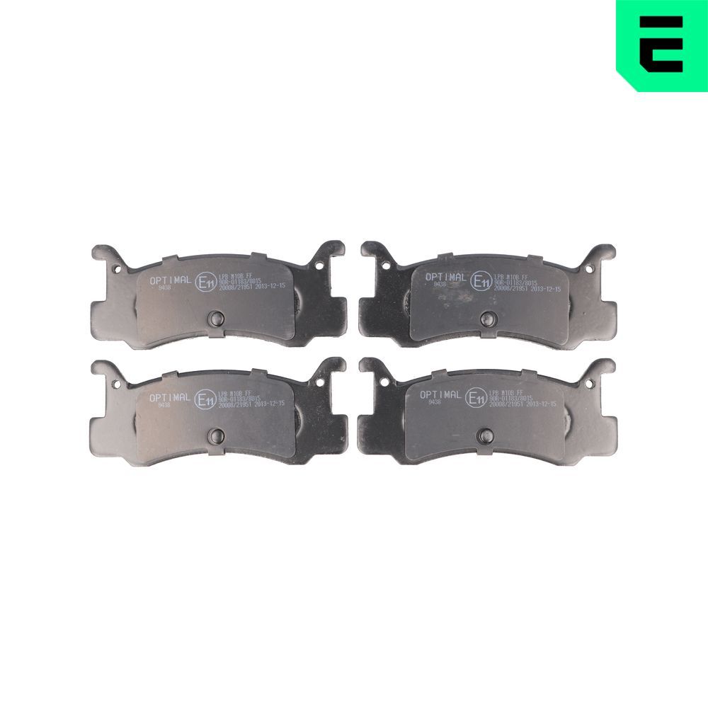 Гальмівні колодки дискові OPTIMAL BP09438 - zapix