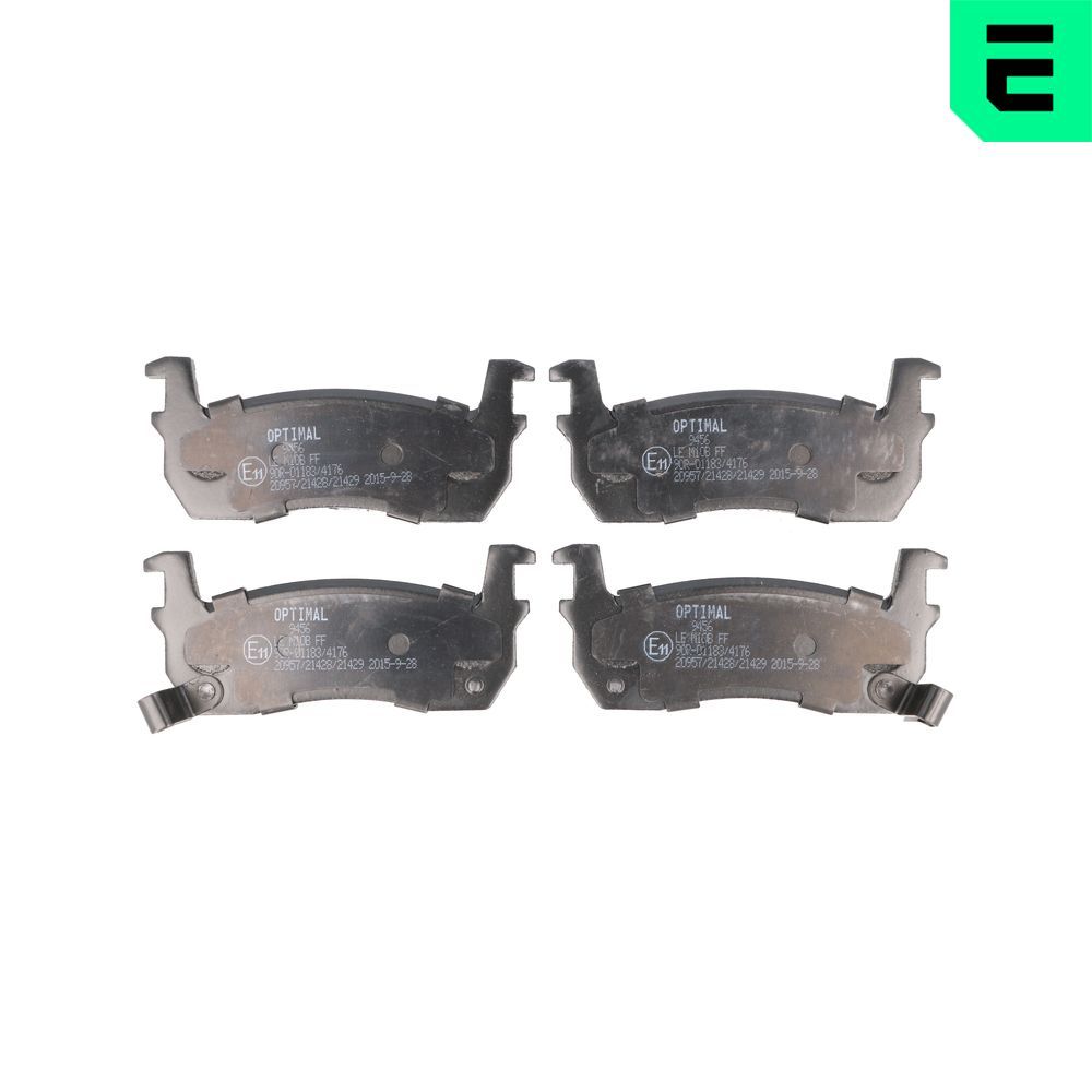 Гальмівні колодки дискові OPTIMAL BP09456 - zapix
