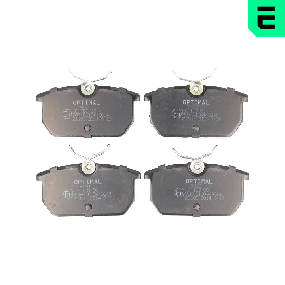 Гальмівні колодки дискові OPTIMAL BP09460 - zapix