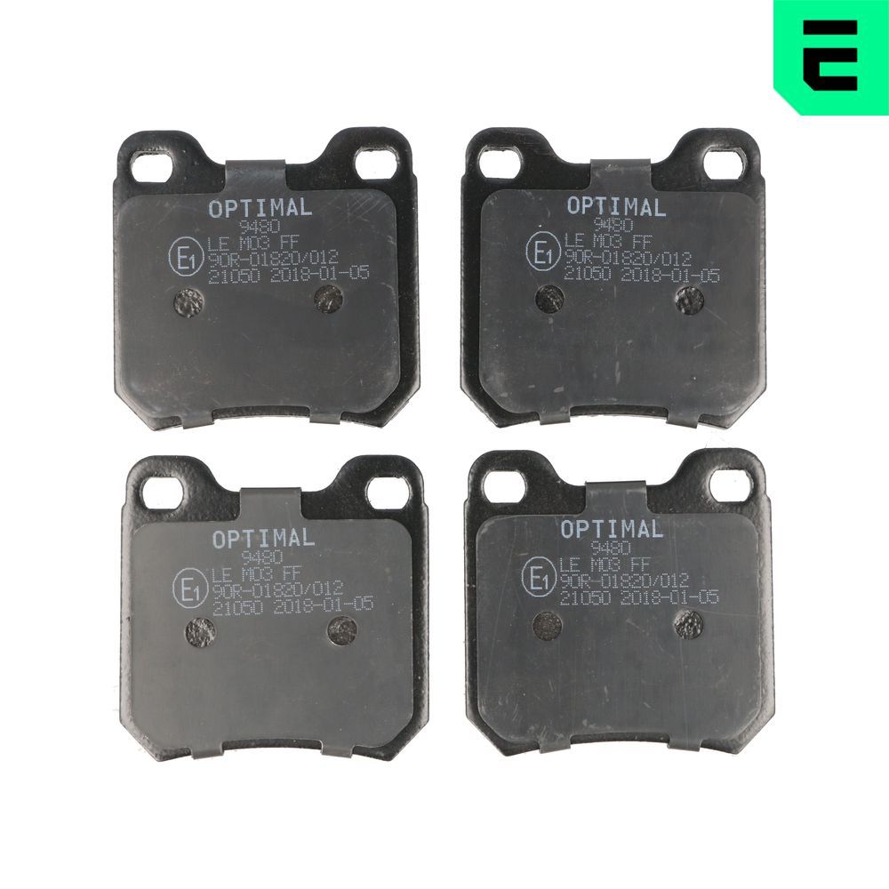Гальмівні колодки дискові OPTIMAL BP09480 - zapix