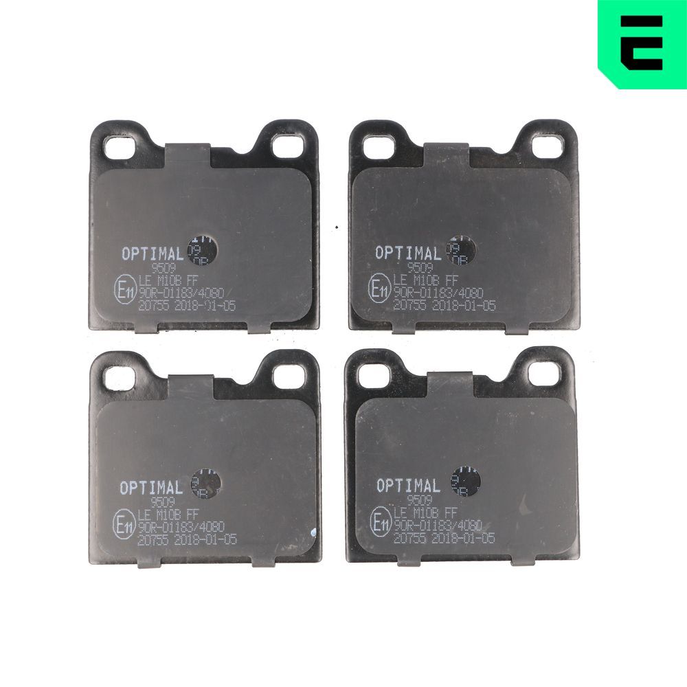 Гальмівні колодки дискові OPTIMAL BP09509 - zapix