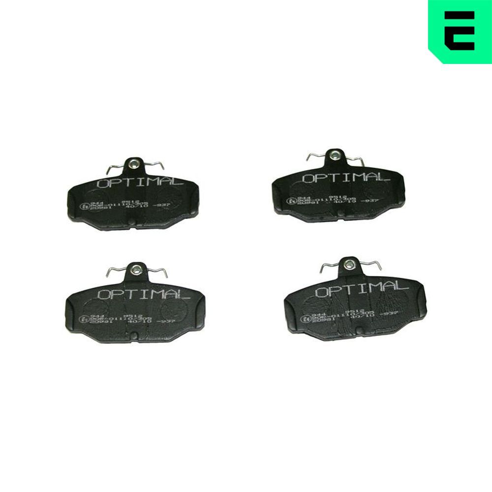 Гальмівні колодки дискові OPTIMAL BP09512 - zapix