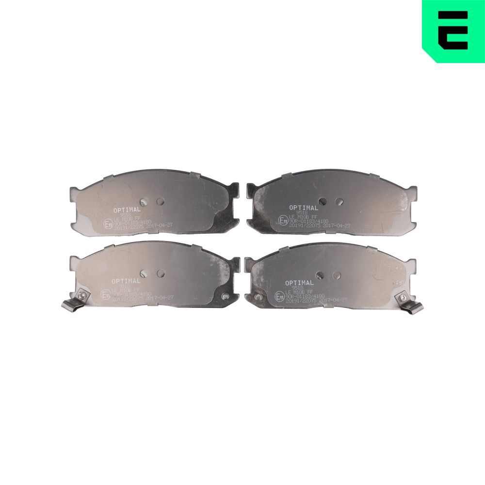 Гальмівні колодки дискові OPTIMAL BP09518 - zapix
