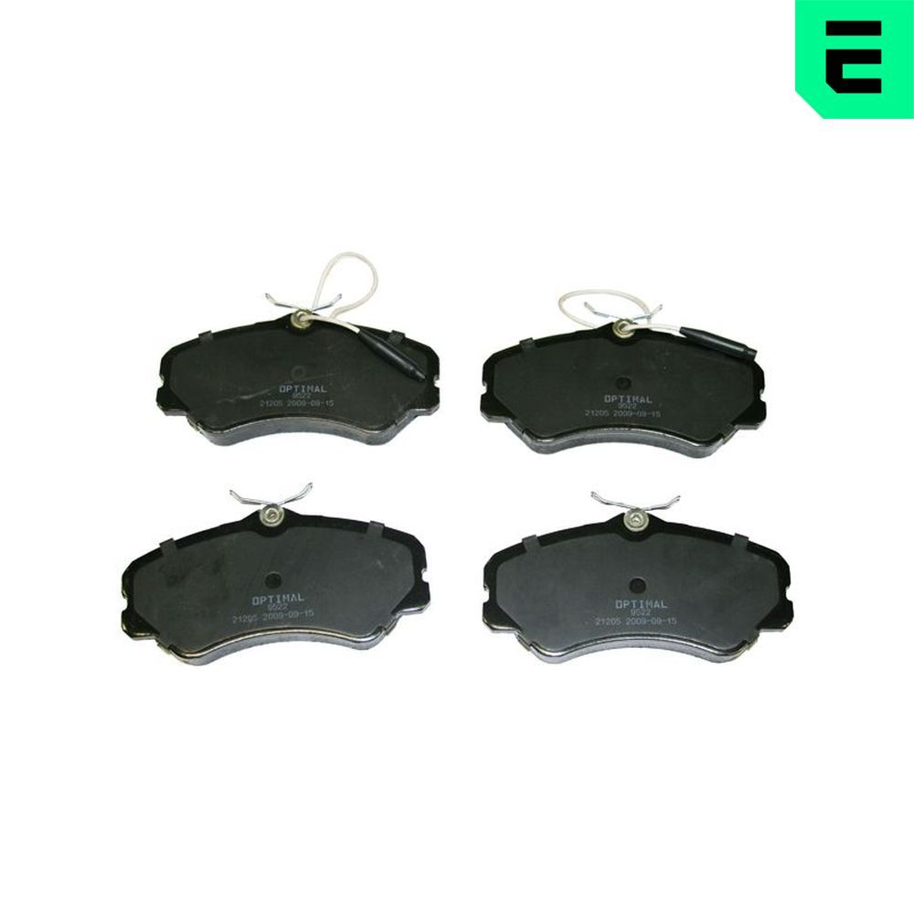 Гальмівні колодки дискові OPTIMAL BP09522 - zapix
