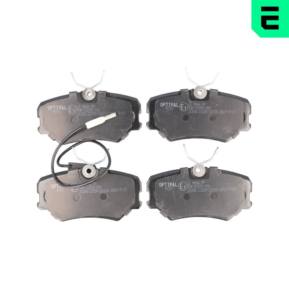 Гальмівні колодки дискові OPTIMAL BP09539 - zapix