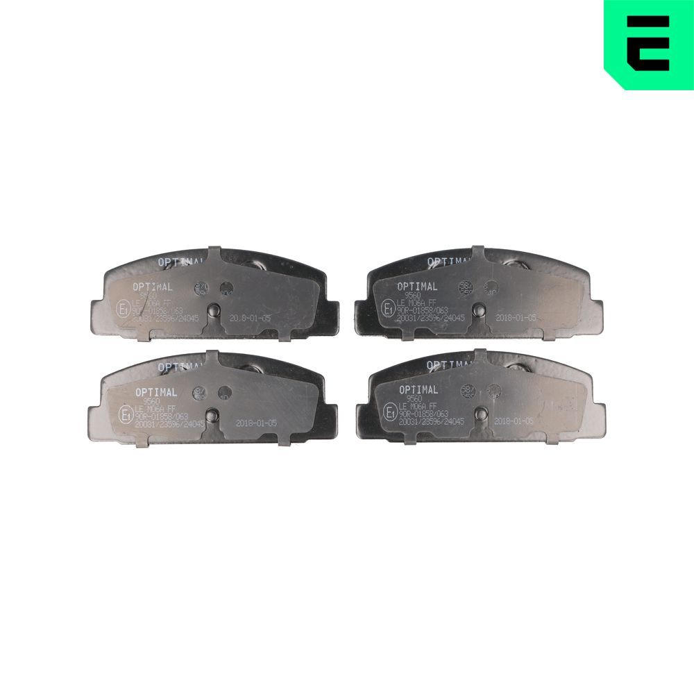 Гальмівні колодки дискові OPTIMAL BP09560 - zapix