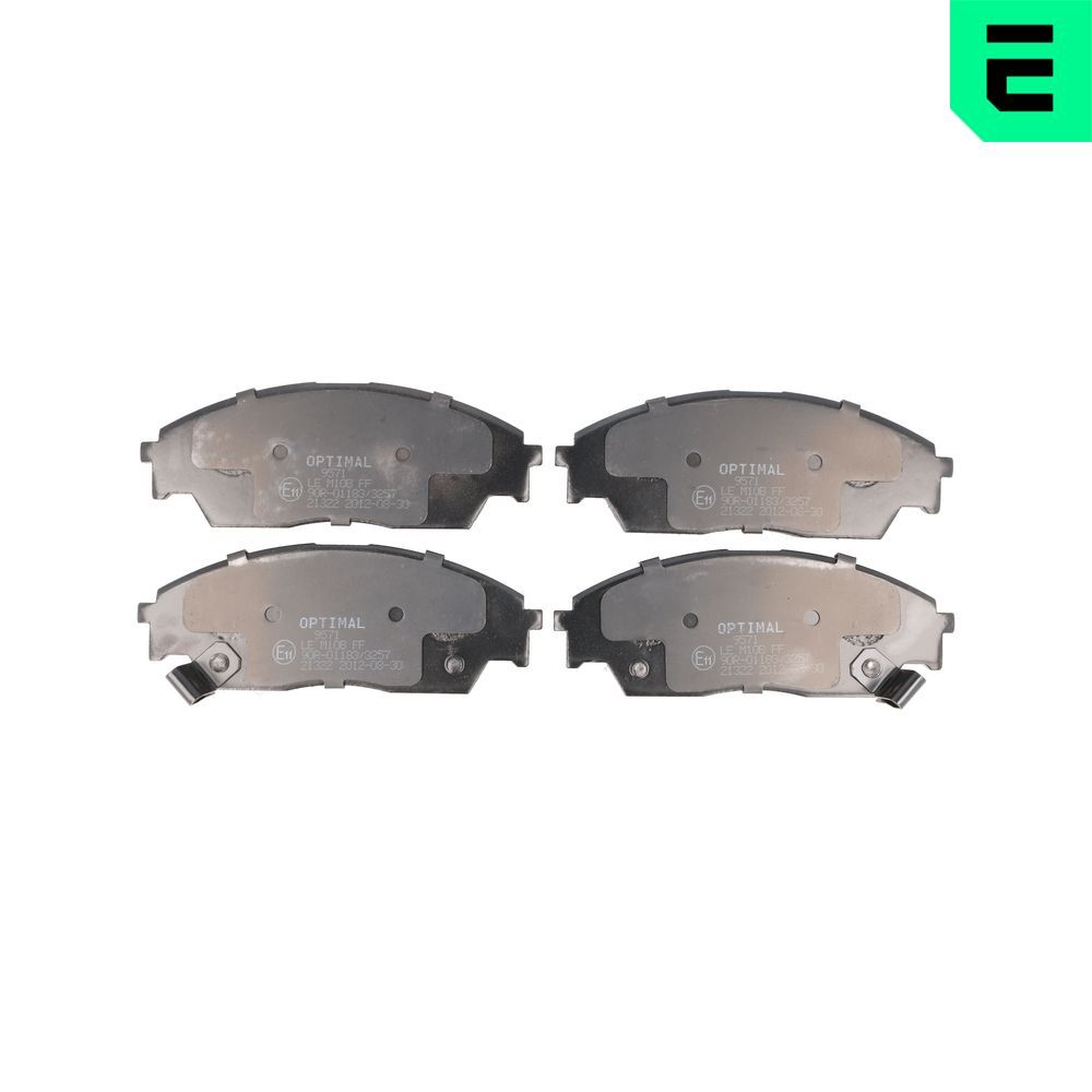 Гальмівні колодки дискові OPTIMAL BP09571 - zapix