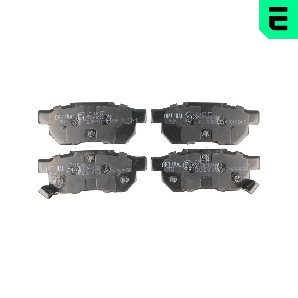 Гальмівні колодки дискові OPTIMAL BP09572 - zapix