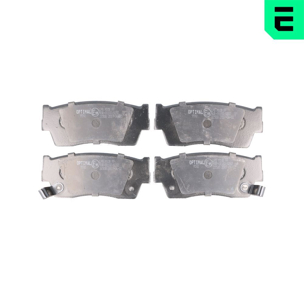 Гальмівні колодки дискові OPTIMAL BP09592 - zapix