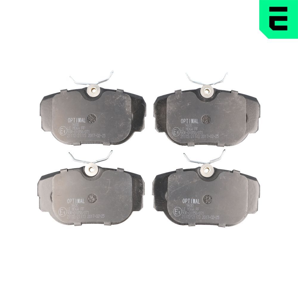 Гальмівні колодки дискові OPTIMAL BP09600 - zapix