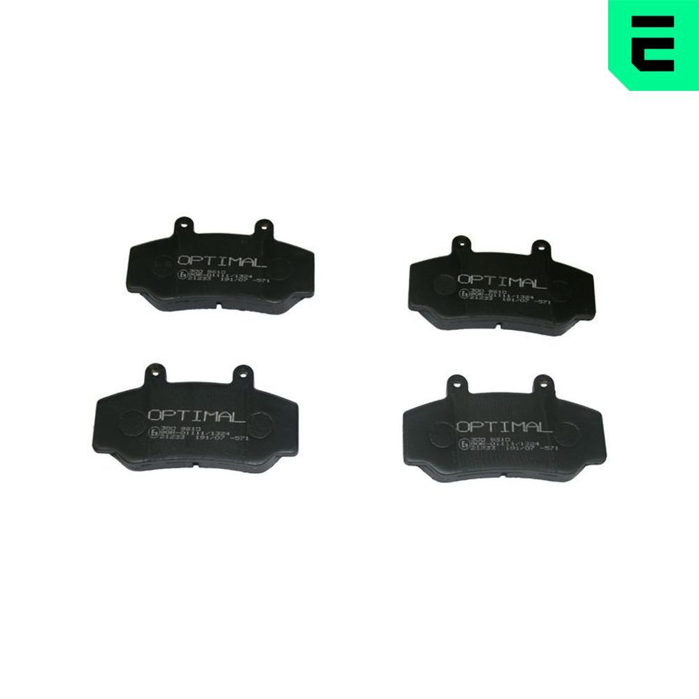 Гальмівні колодки дискові OPTIMAL BP09610 - zapix