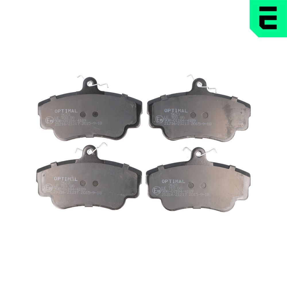 Гальмівні колодки дискові OPTIMAL BP09623 - zapix