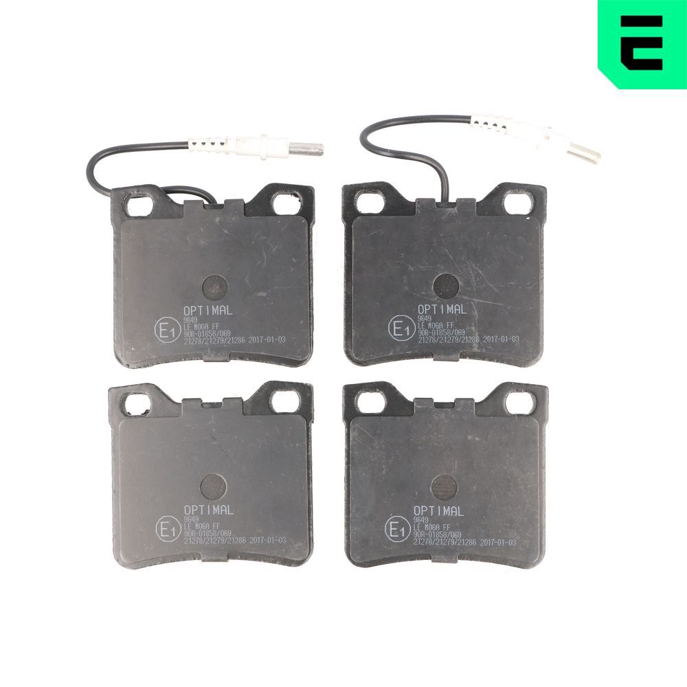 Гальмівні колодки дискові OPTIMAL BP09649 - zapix