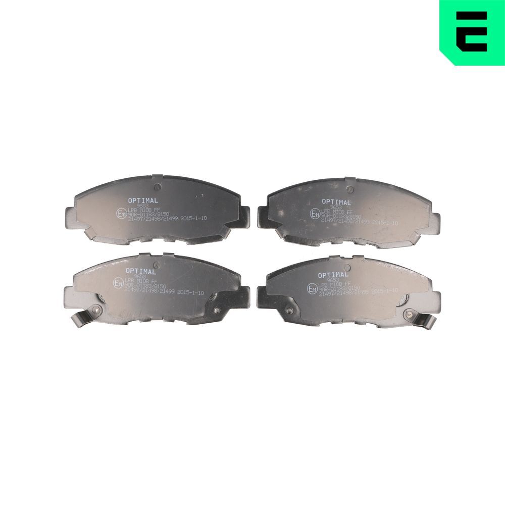 Гальмівні колодки дискові OPTIMAL BP09653 - zapix