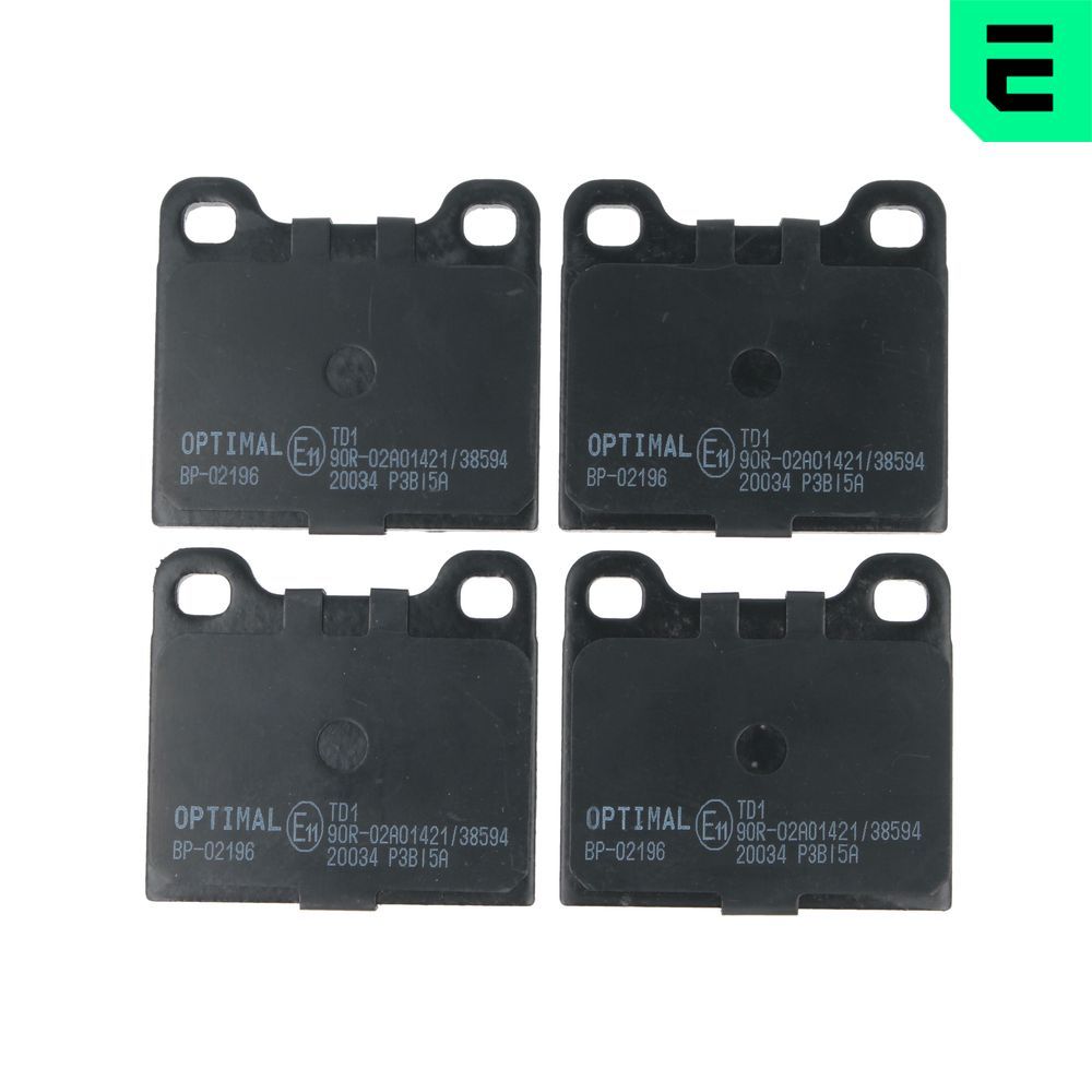 Гальмівні колодки дискові OPTIMAL BP02196 - zapix