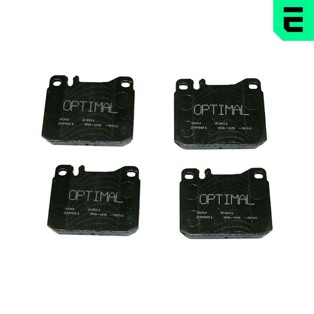 Гальмівні колодки дискові OPTIMAL BP02301 - zapix
