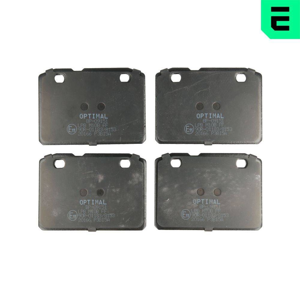 Гальмівні колодки дискові OPTIMAL BP09151 - zapix