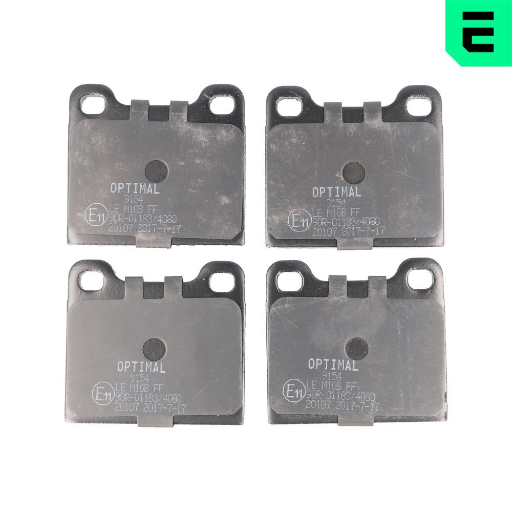 Гальмівні колодки дискові OPTIMAL BP09154 - zapix