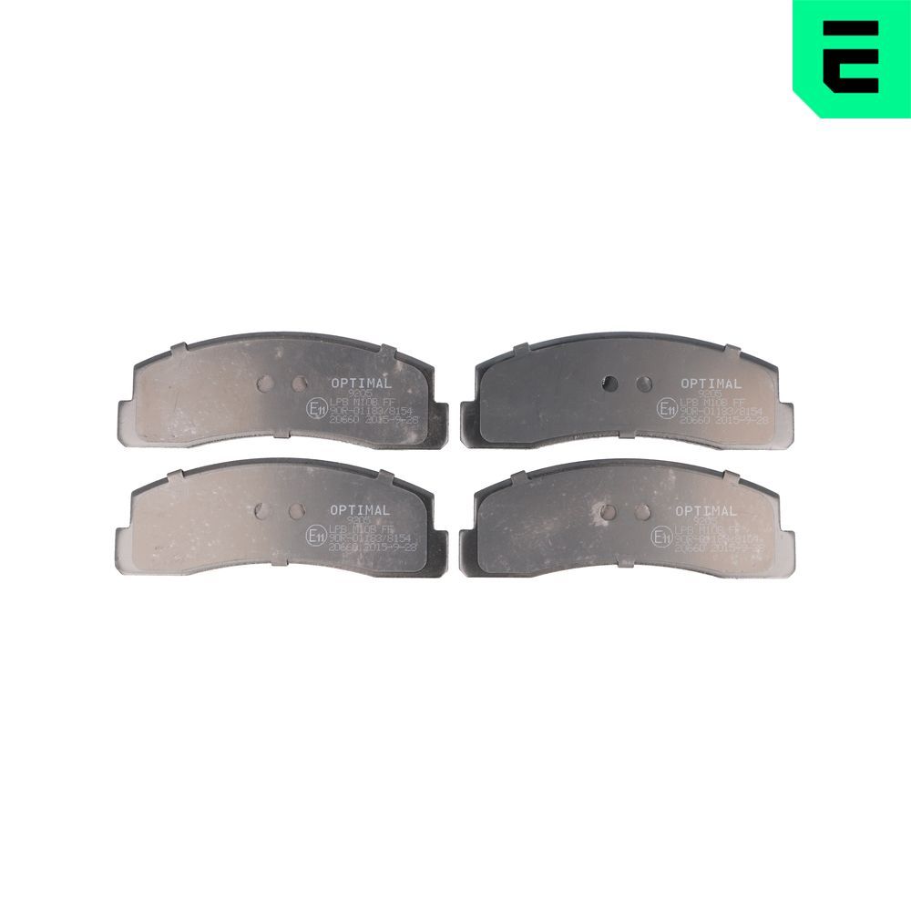 Гальмівні колодки дискові OPTIMAL BP09205 - zapix