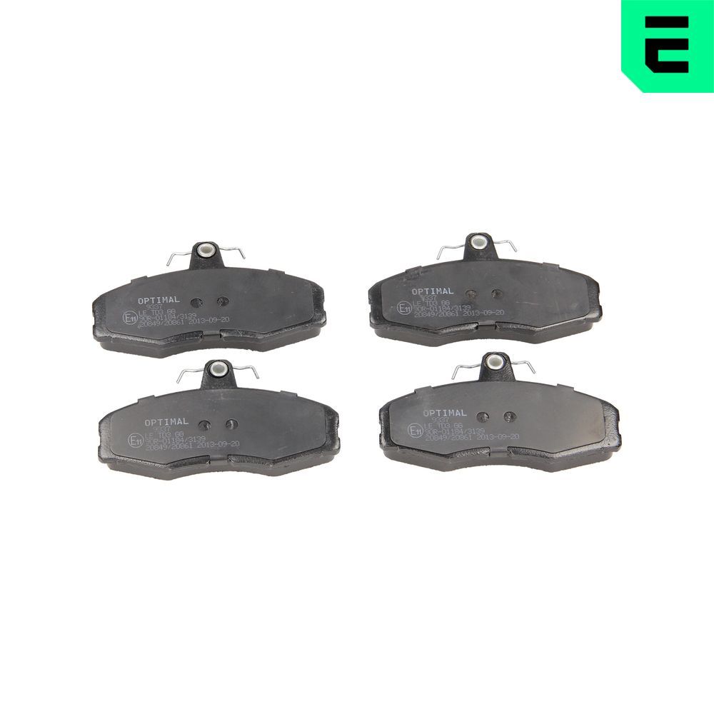 Гальмівні колодки дискові OPTIMAL BP09337 - zapix