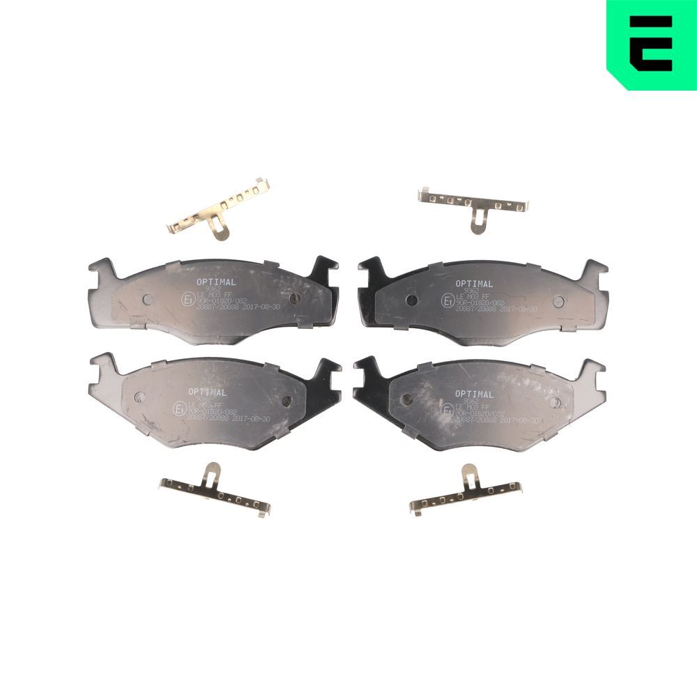 Гальмівні колодки дискові OPTIMAL BP09362 - zapix