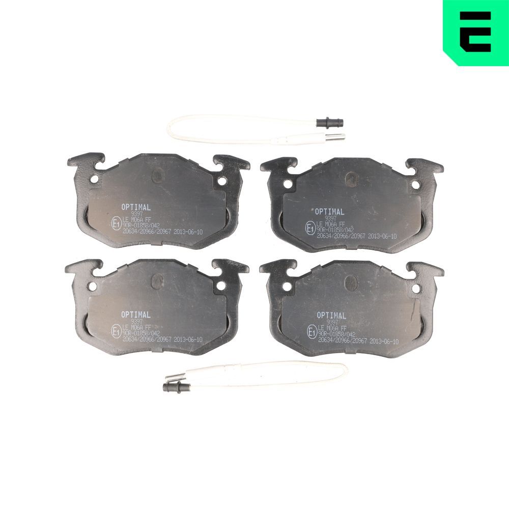 Гальмівні колодки дискові OPTIMAL BP09397 - zapix