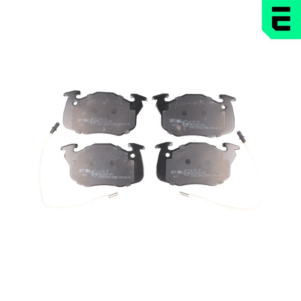 Гальмівні колодки дискові OPTIMAL BP09415 - zapix