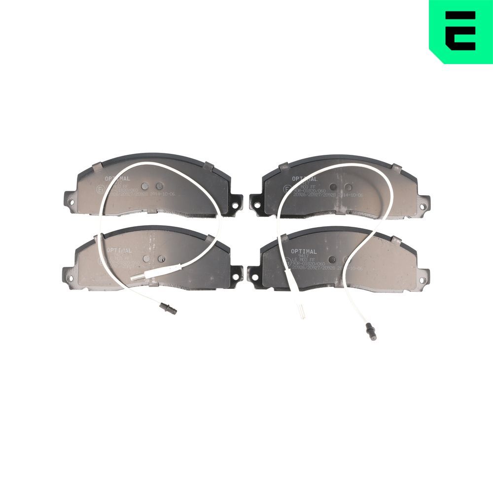 Гальмівні колодки дискові OPTIMAL BP09417 - zapix