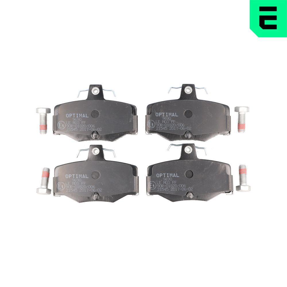 Гальмівні колодки дискові OPTIMAL BP09690 - zapix