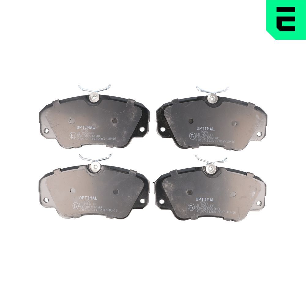 Гальмівні колодки дискові OPTIMAL BP09756 - zapix