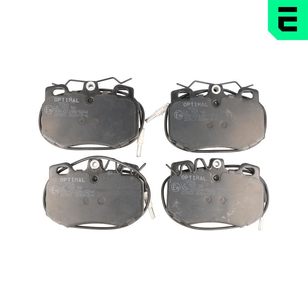 Гальмівні колодки дискові OPTIMAL BP09766 - zapix