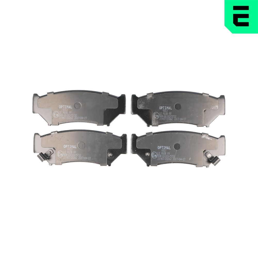 Гальмівні колодки дискові OPTIMAL BP09767 - zapix