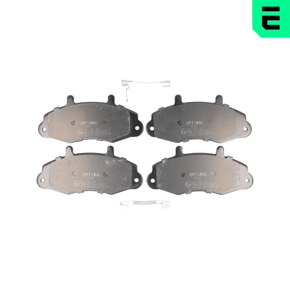 Гальмівні колодки дискові OPTIMAL BP09769 - zapix