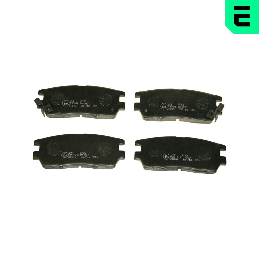Гальмівні колодки дискові OPTIMAL BP09792 - zapix