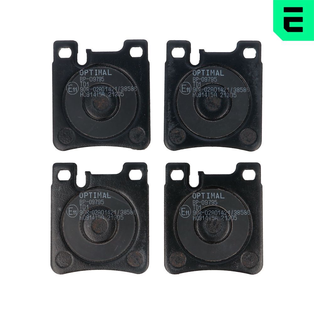 Гальмівні колодки дискові OPTIMAL BP09795 - zapix