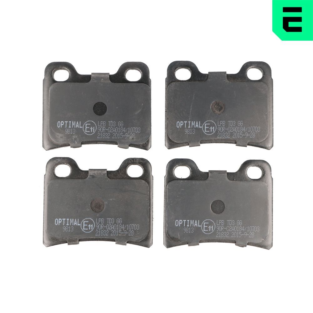 Гальмівні колодки дискові OPTIMAL BP09813 - zapix