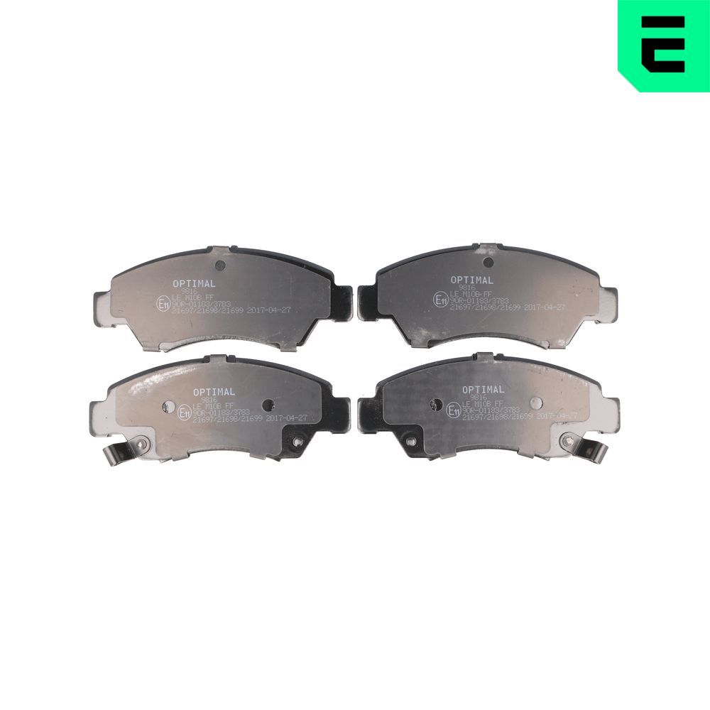 Гальмівні колодки дискові OPTIMAL BP09816 - zapix