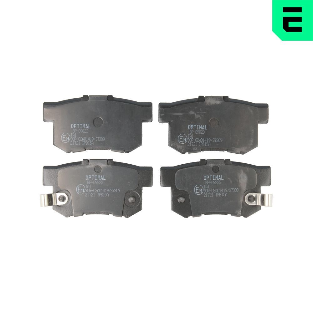Гальмівні колодки дискові OPTIMAL BP09823 - zapix