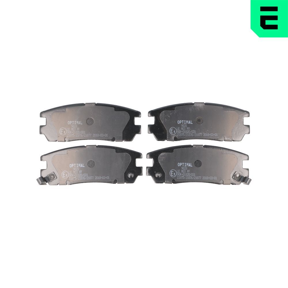 Гальмівні колодки дискові OPTIMAL BP09828 - zapix