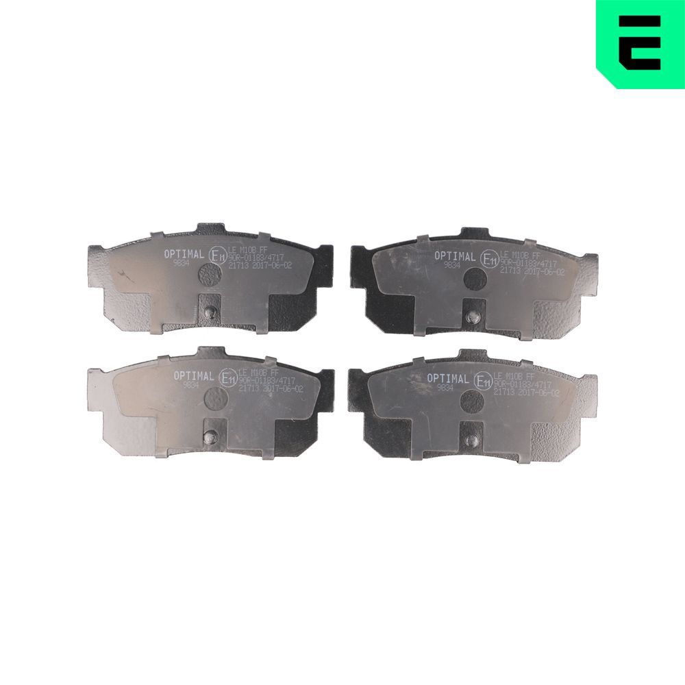 Гальмівні колодки дискові OPTIMAL BP09834 - zapix