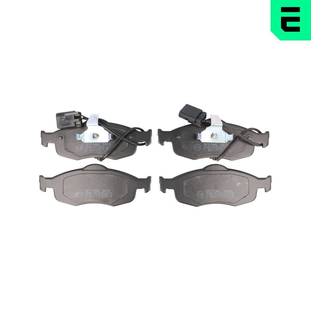 Гальмівні колодки дискові OPTIMAL BP09839 - zapix