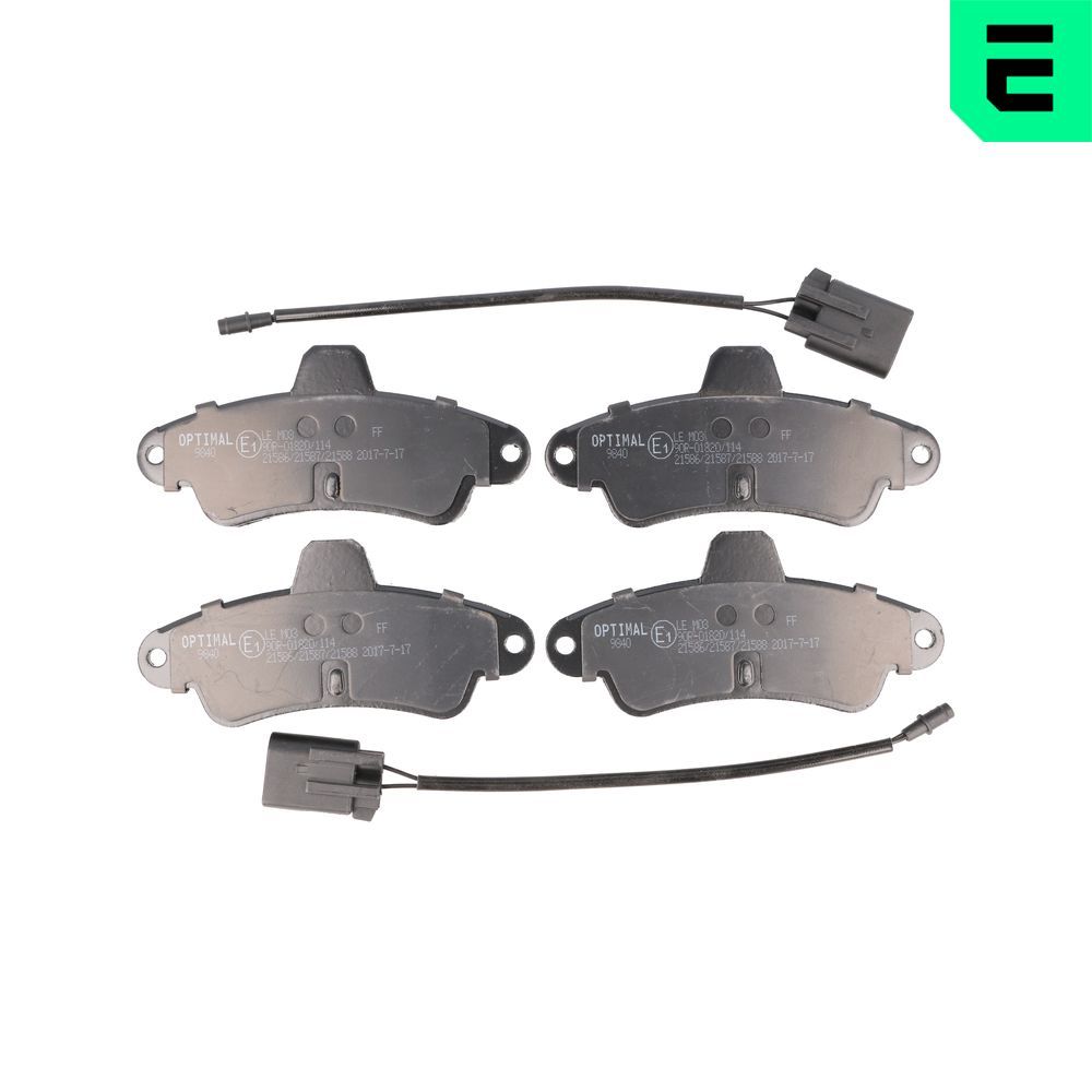 Гальмівні колодки дискові OPTIMAL BP09840 - zapix