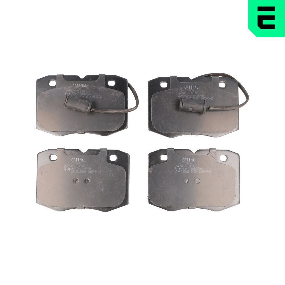 Гальмівні колодки дискові OPTIMAL BP09850 - zapix