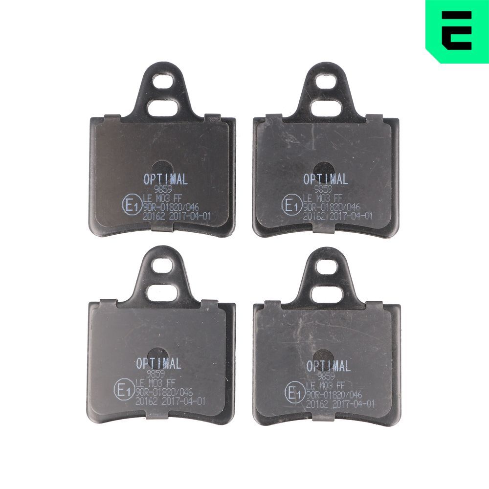 Гальмівні колодки дискові OPTIMAL BP09859 - zapix