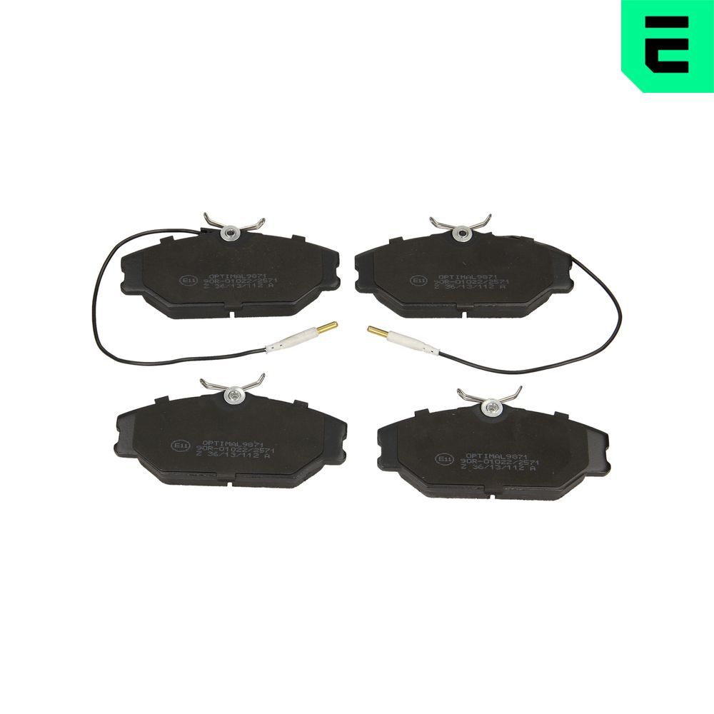 Гальмівні колодки дискові OPTIMAL BP09871 - zapix