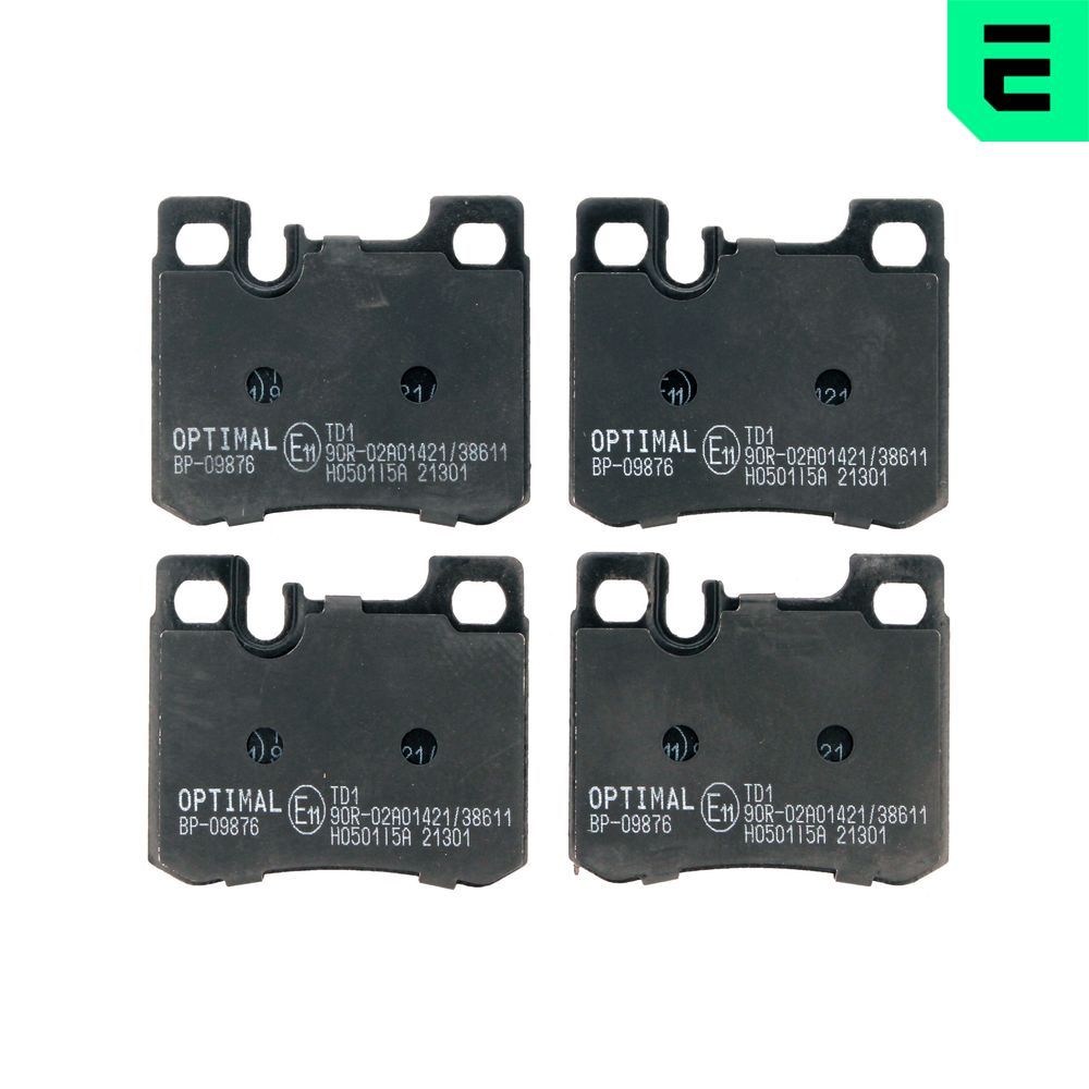 Гальмівні колодки дискові OPTIMAL BP09876 - zapix