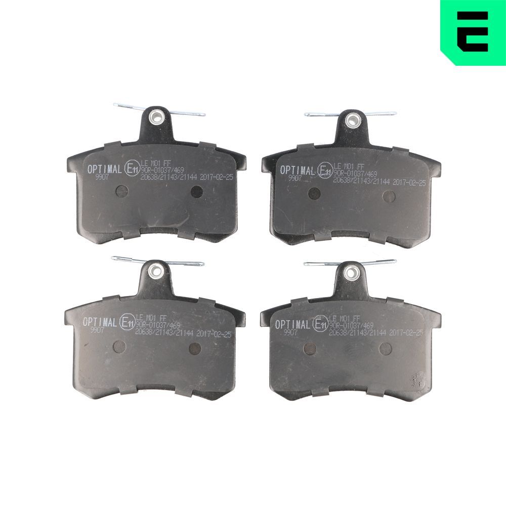 Гальмівні колодки дискові OPTIMAL BP09907 - zapix