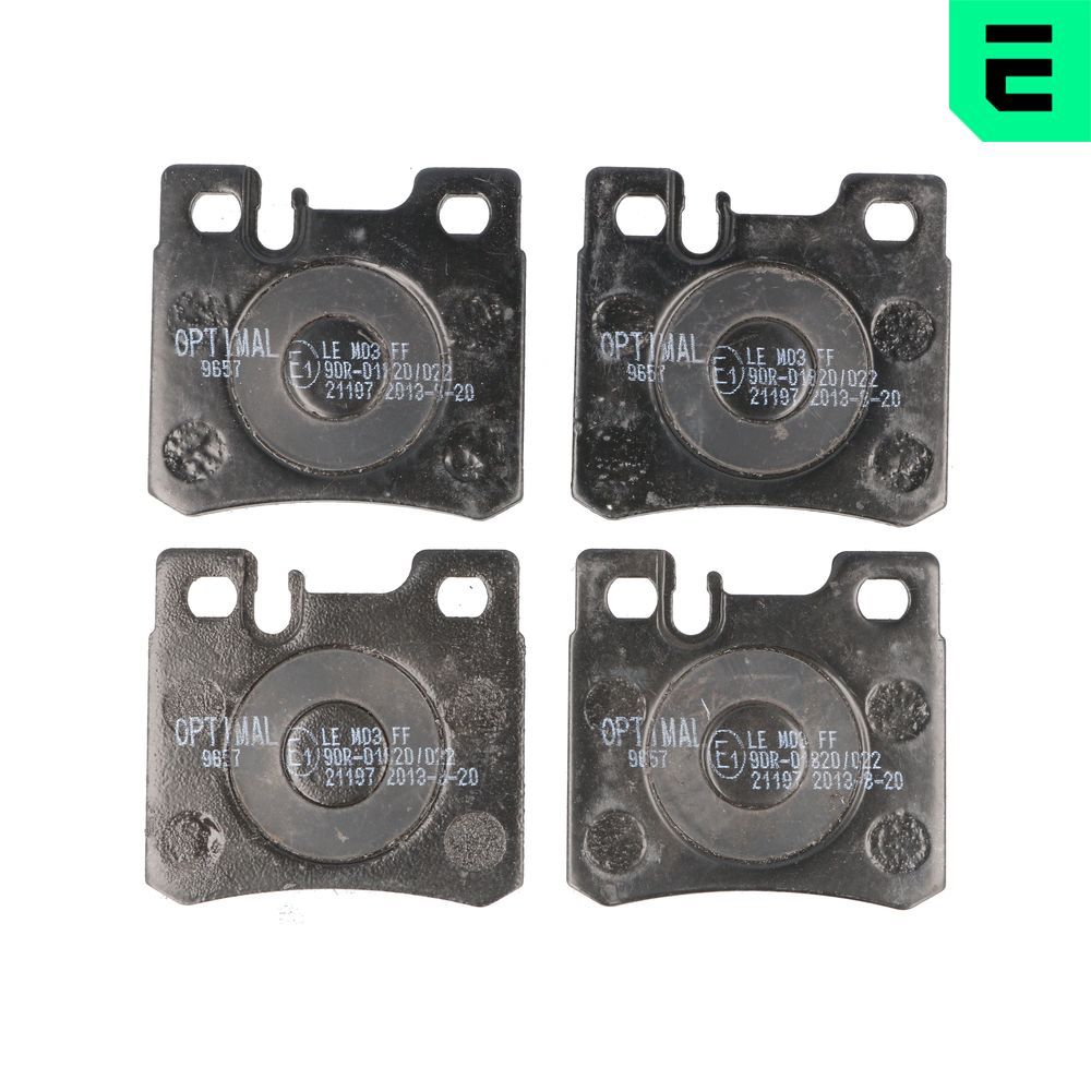 Гальмівні колодки дискові OPTIMAL BP09657 - zapix