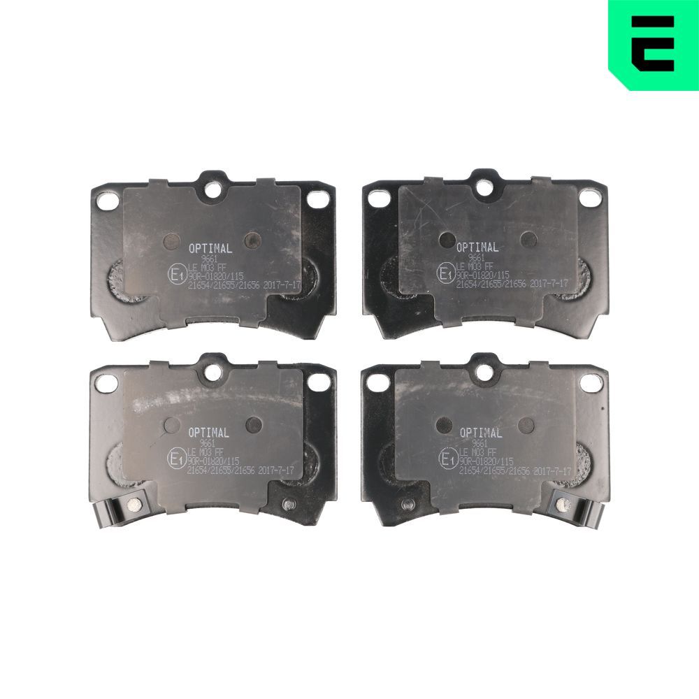 Гальмівні колодки дискові OPTIMAL BP09661 - zapix